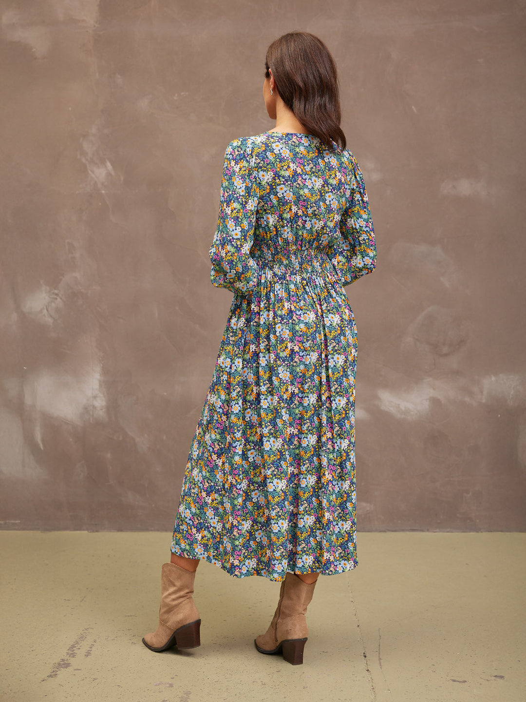 LYDIA - Floral Maxi Dress