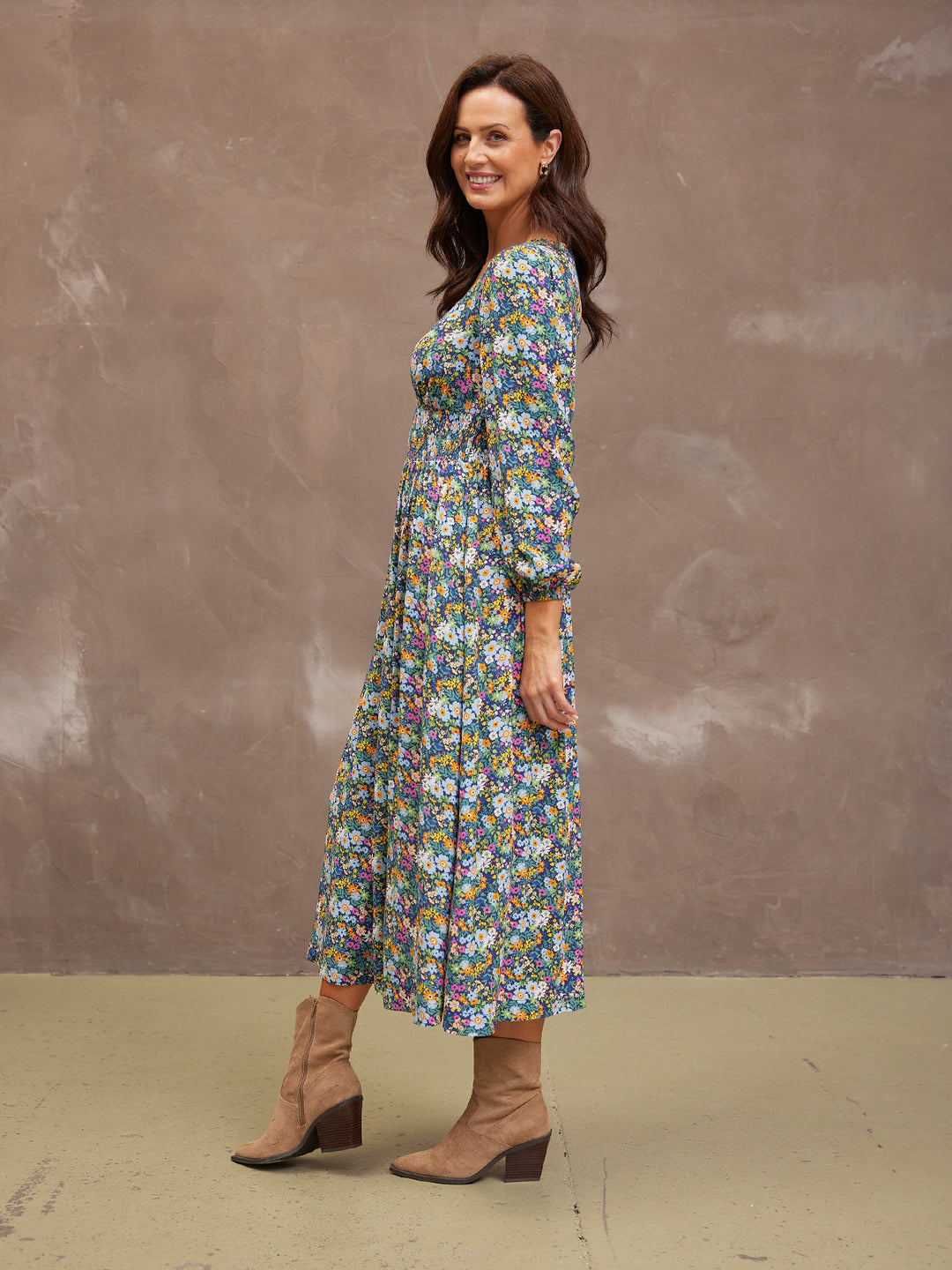 LYDIA - Floral Maxi Dress
