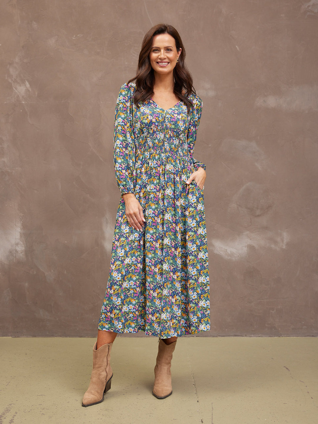 LYDIA - Floral Maxi Dress
