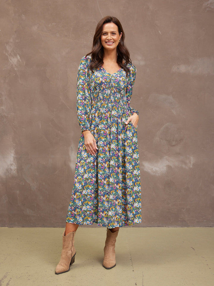 LYDIA - Floral Maxi Dress