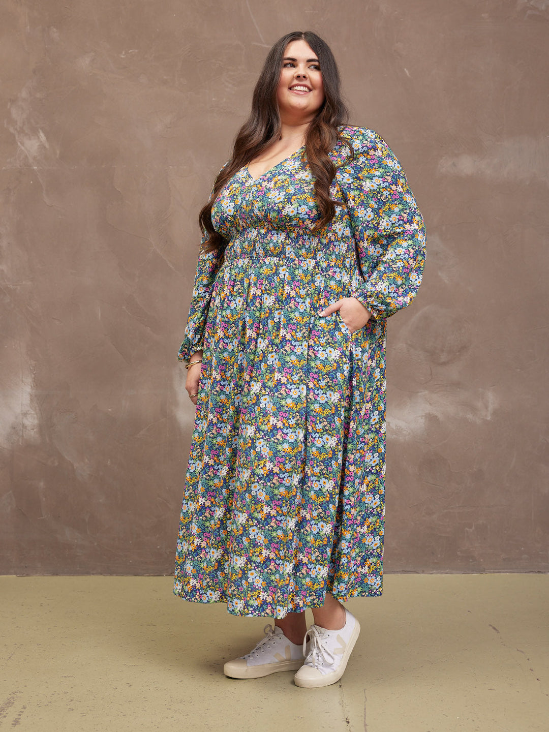 LYDIA - Floral Maxi Dress