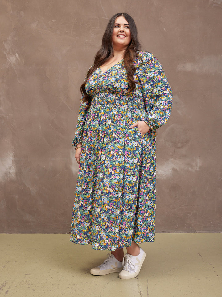 LYDIA - Floral Maxi Dress
