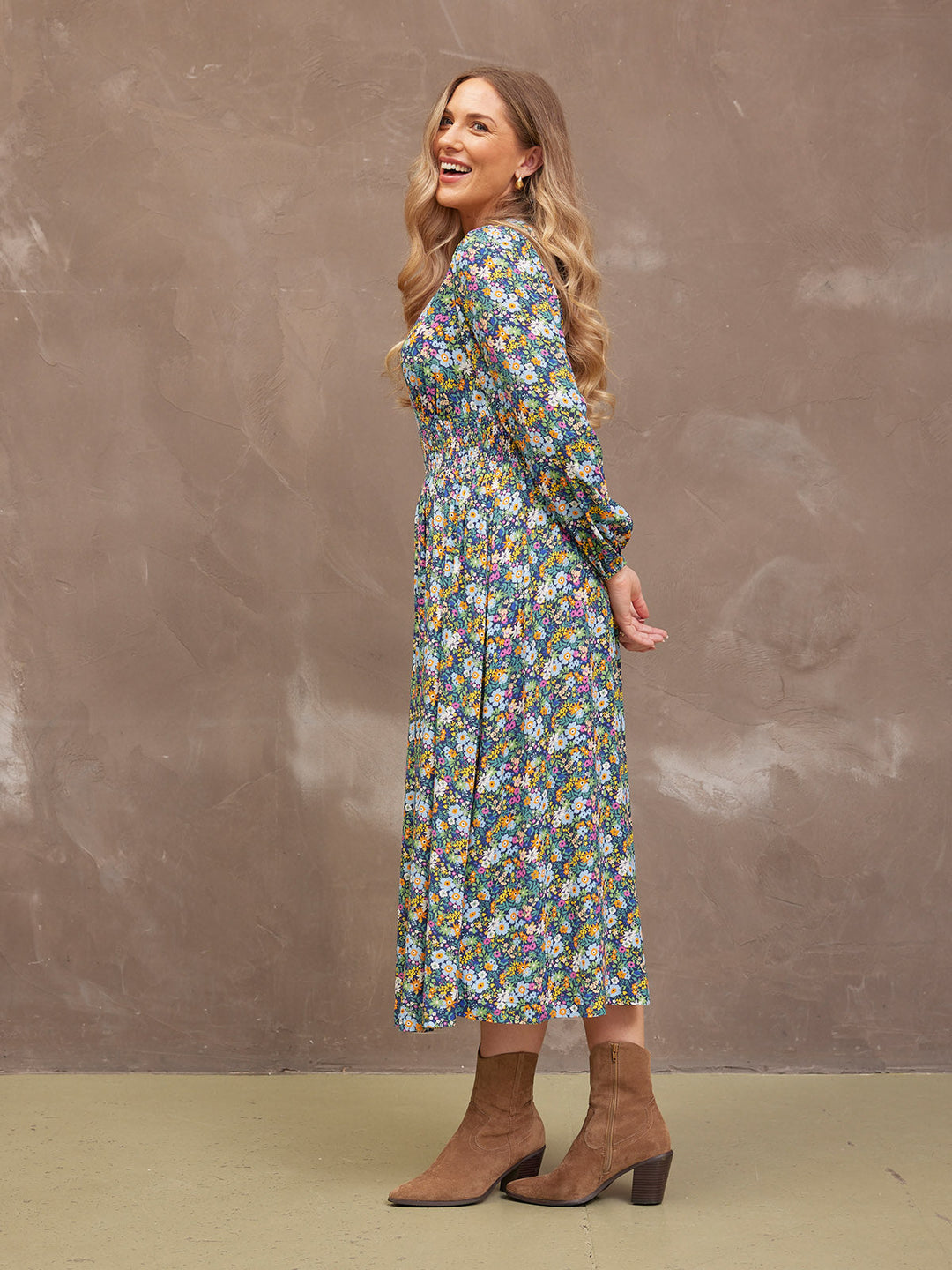 LYDIA - Floral Maxi Dress