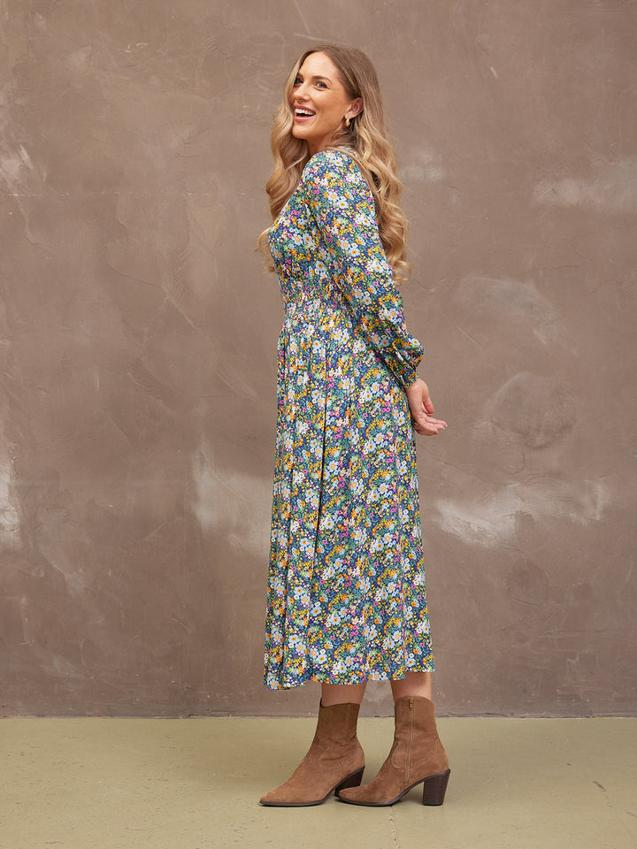LYDIA - Floral Maxi Dress