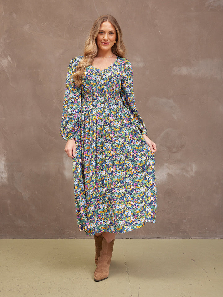LYDIA - Floral Maxi Dress