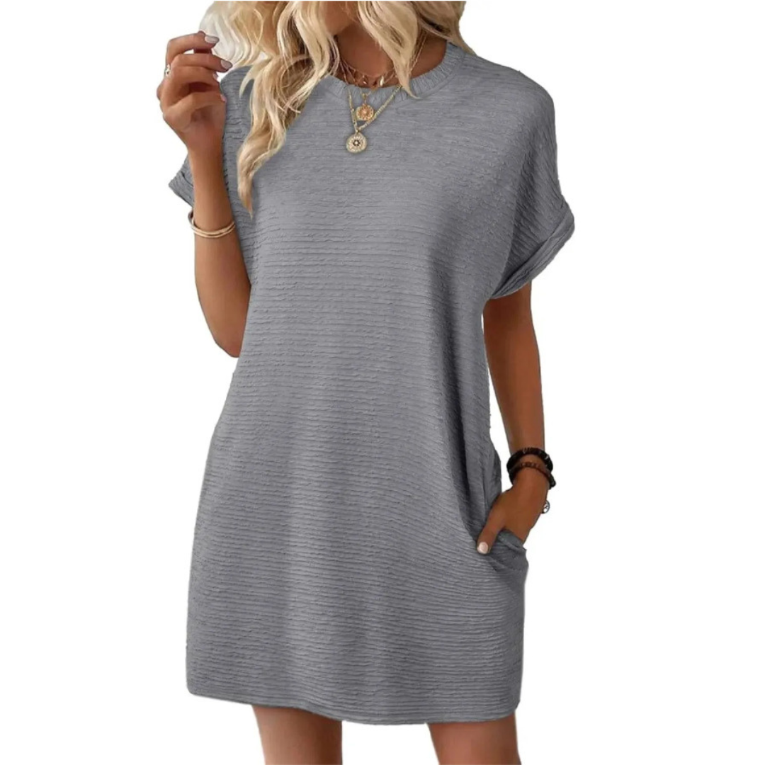 VANESSA | Cozy Round Neck Dress