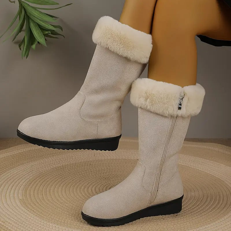 HANIYA | Fluffy Winter Boots