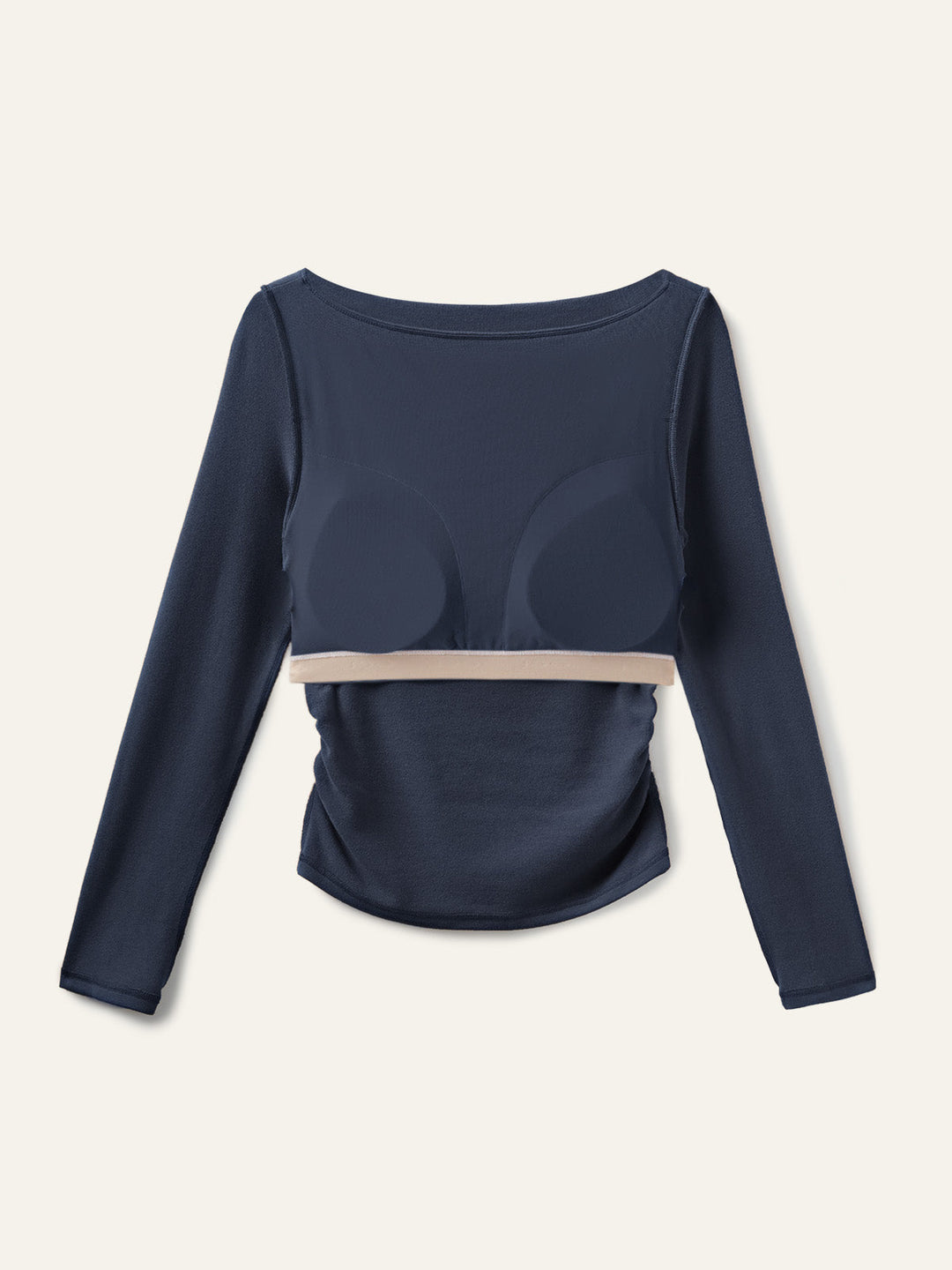 Matilda Long sleeve Boatneck Top