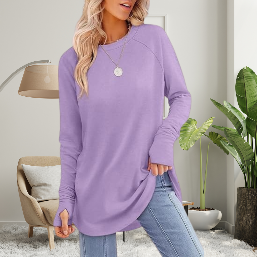 STELLAN™ - Casual Long Sleeve Thumb Hole Top