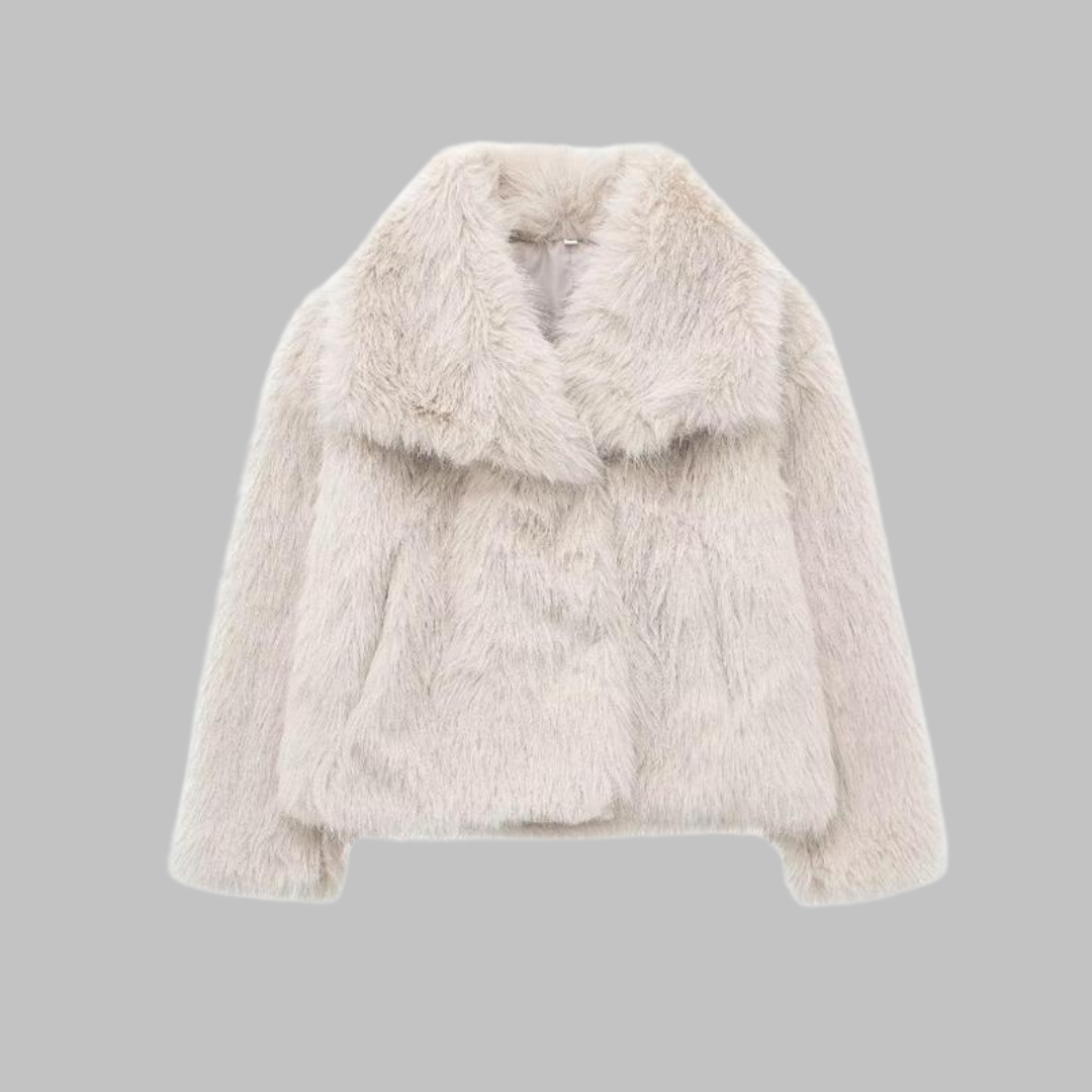NAVAIA - Faux fur Teddy coat