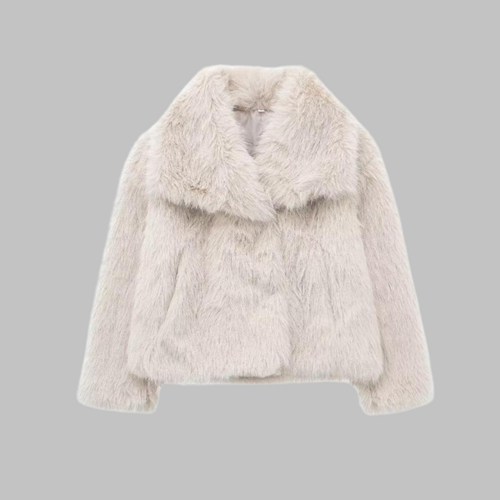 NAVAIA - Faux fur Teddy coat