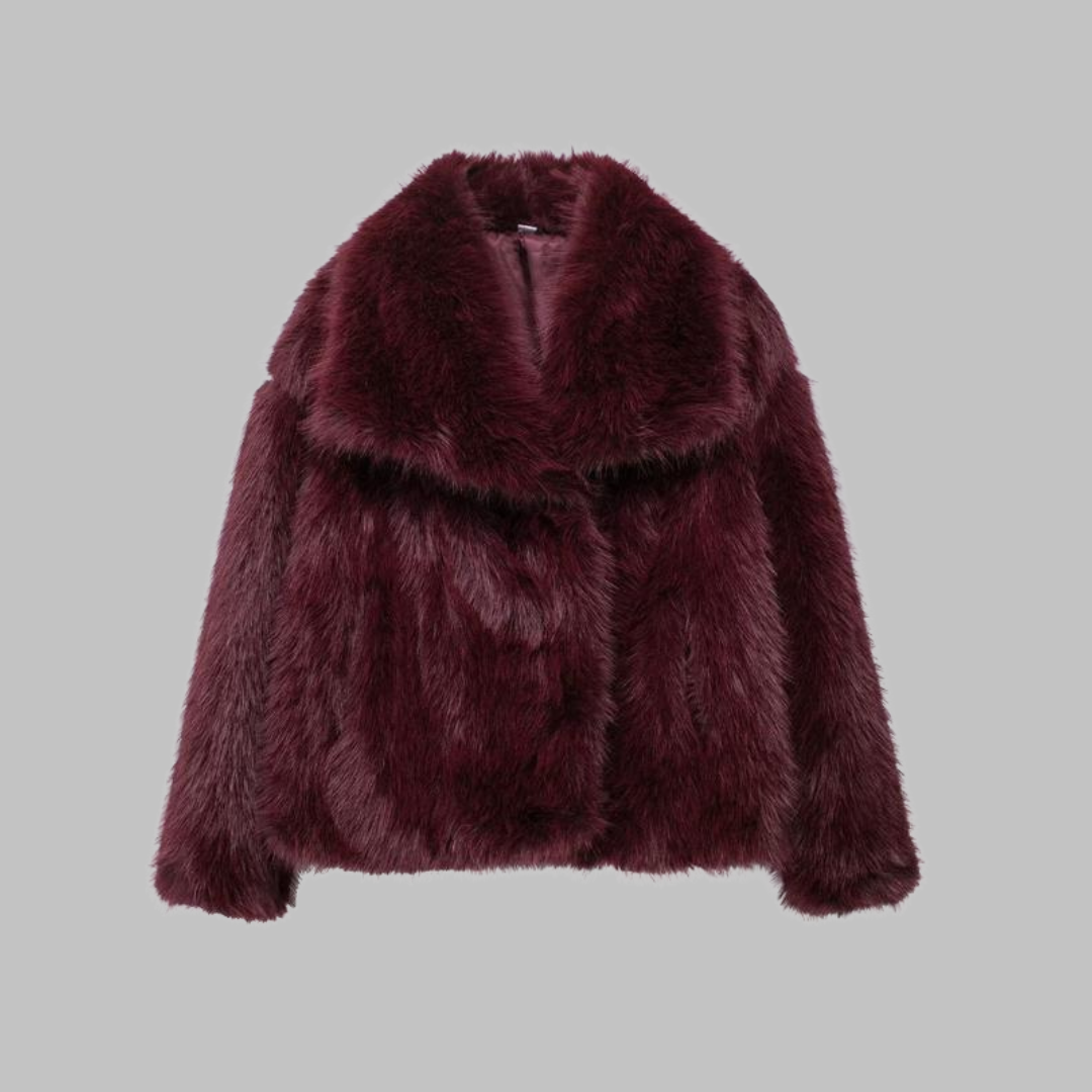 NAVAIA - Faux fur Teddy coat