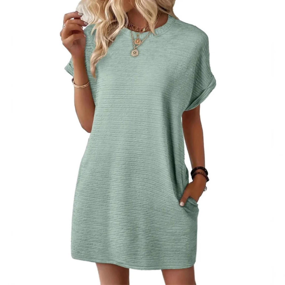 VANESSA | Cozy Round Neck Dress