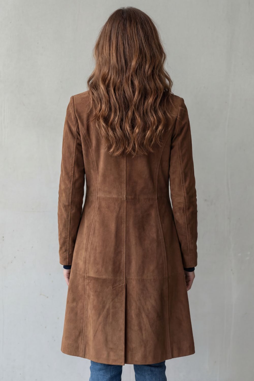 HELEN - Suede Trench Coat