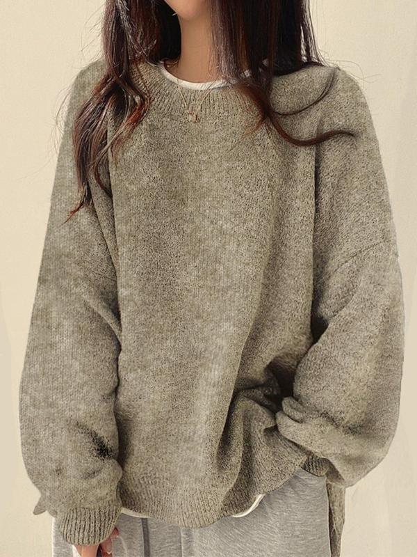 VIOLETTA™ - Cozy Long Sleeve Round Neck Knitwear Sweater