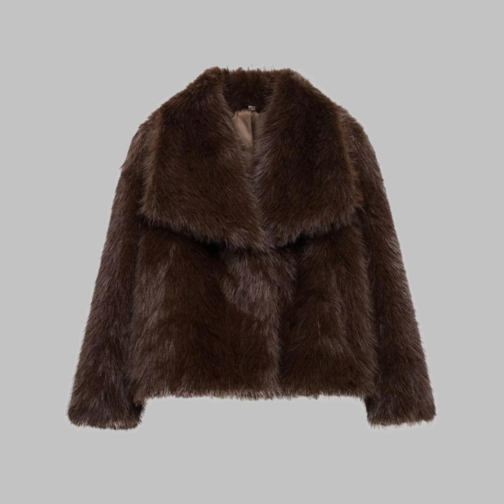NAVAIA - Faux fur Teddy coat