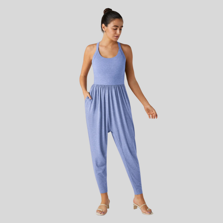 DAYEA™ – Comfy Backless U-Neck Lounge Jumpsuit