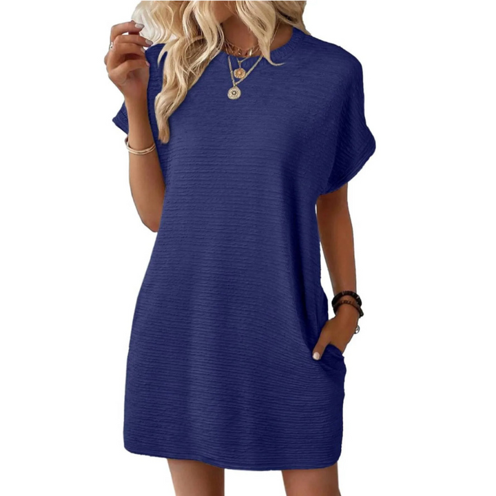 VANESSA | Cozy Round Neck Dress