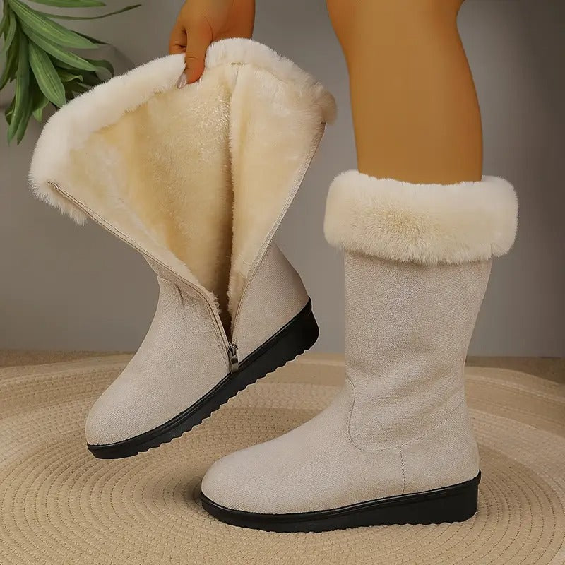 HANIYA | Fluffy Winter Boots