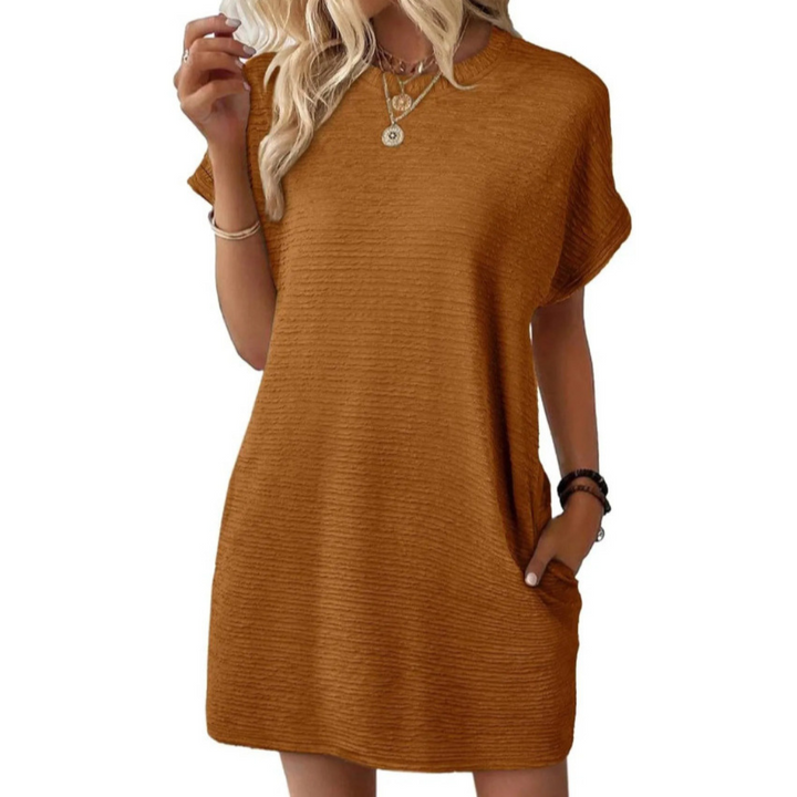 VANESSA | Cozy Round Neck Dress