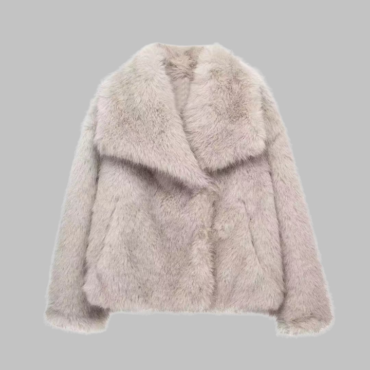 NAVAIA - Faux fur Teddy coat