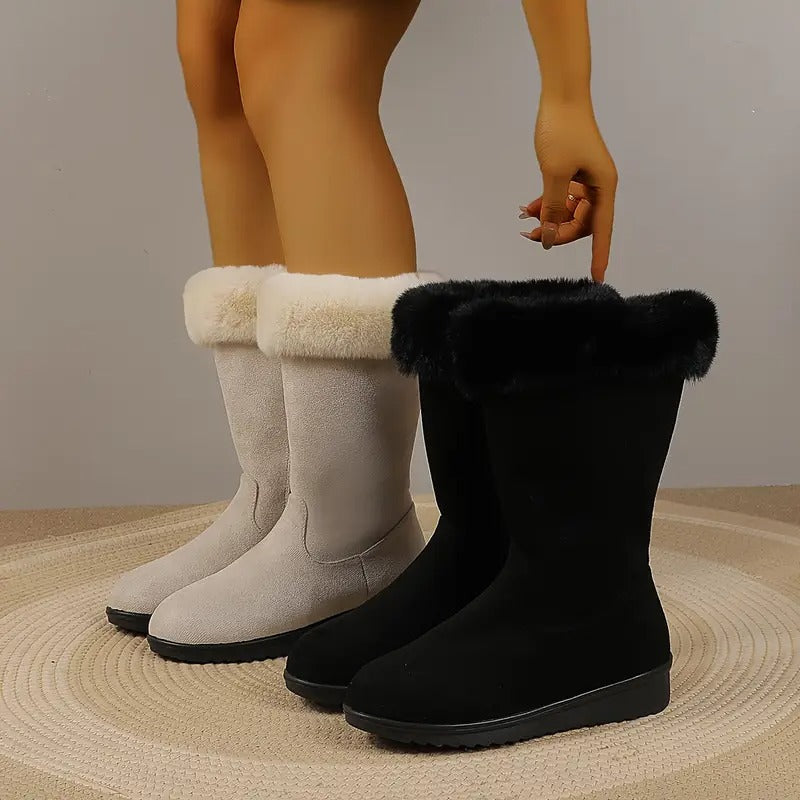 HANIYA | Fluffy Winter Boots