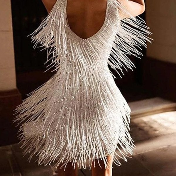 KALANA | Elegant Fringe Dress