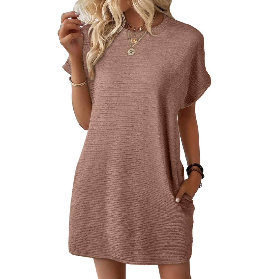 VANESSA | Cozy Round Neck Dress