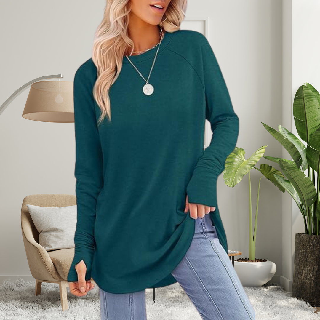 STELLAN™ - Casual Long Sleeve Thumb Hole Top