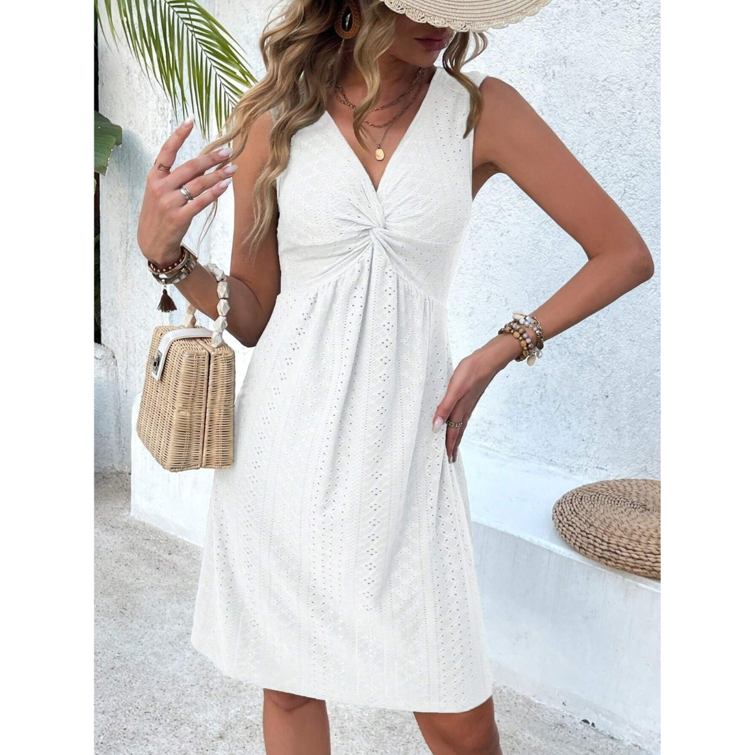LIVIAS™ – Casual Ruched Sleeveless Summer Dress