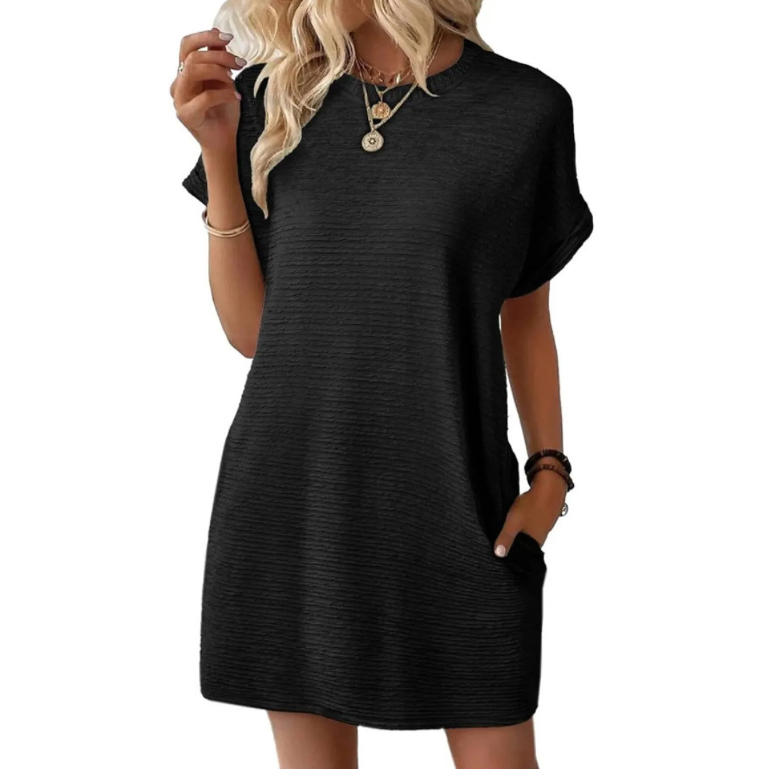 VANESSA | Cozy Round Neck Dress