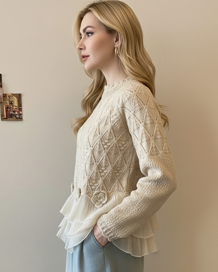 BLAIR | Elegant Ruffle Jumper