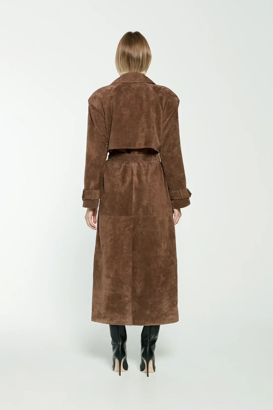 HANNAH - Classy Belted Trench Coat