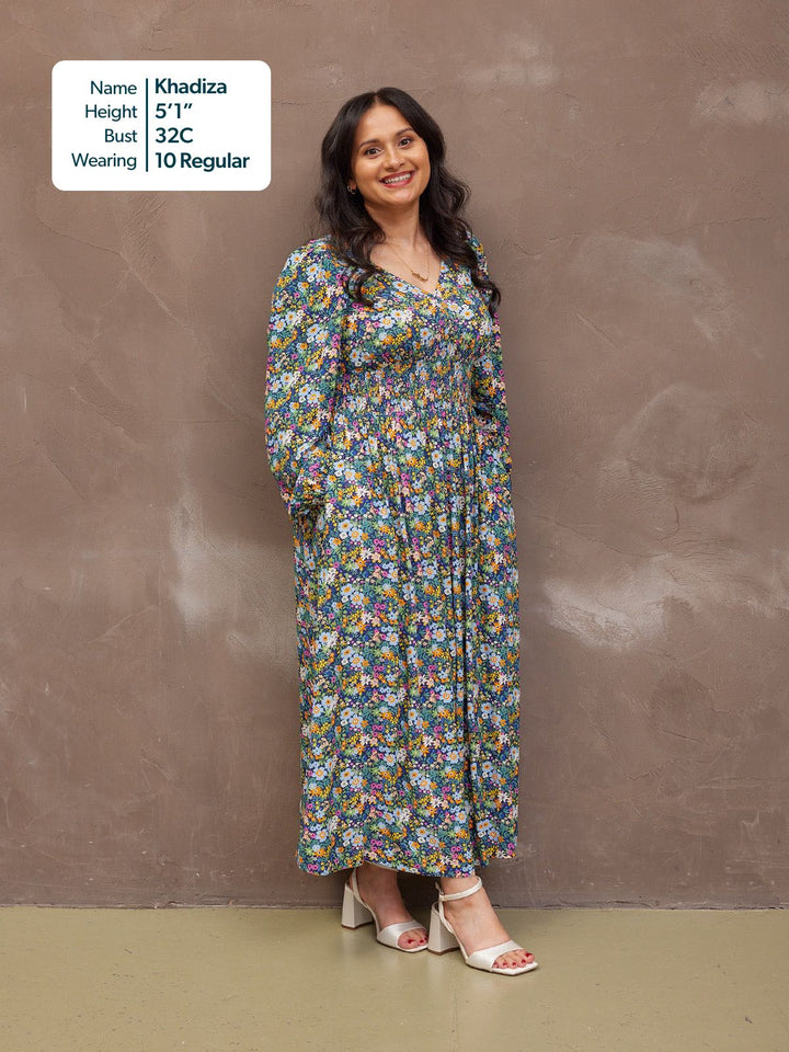 LYDIA - Floral Maxi Dress