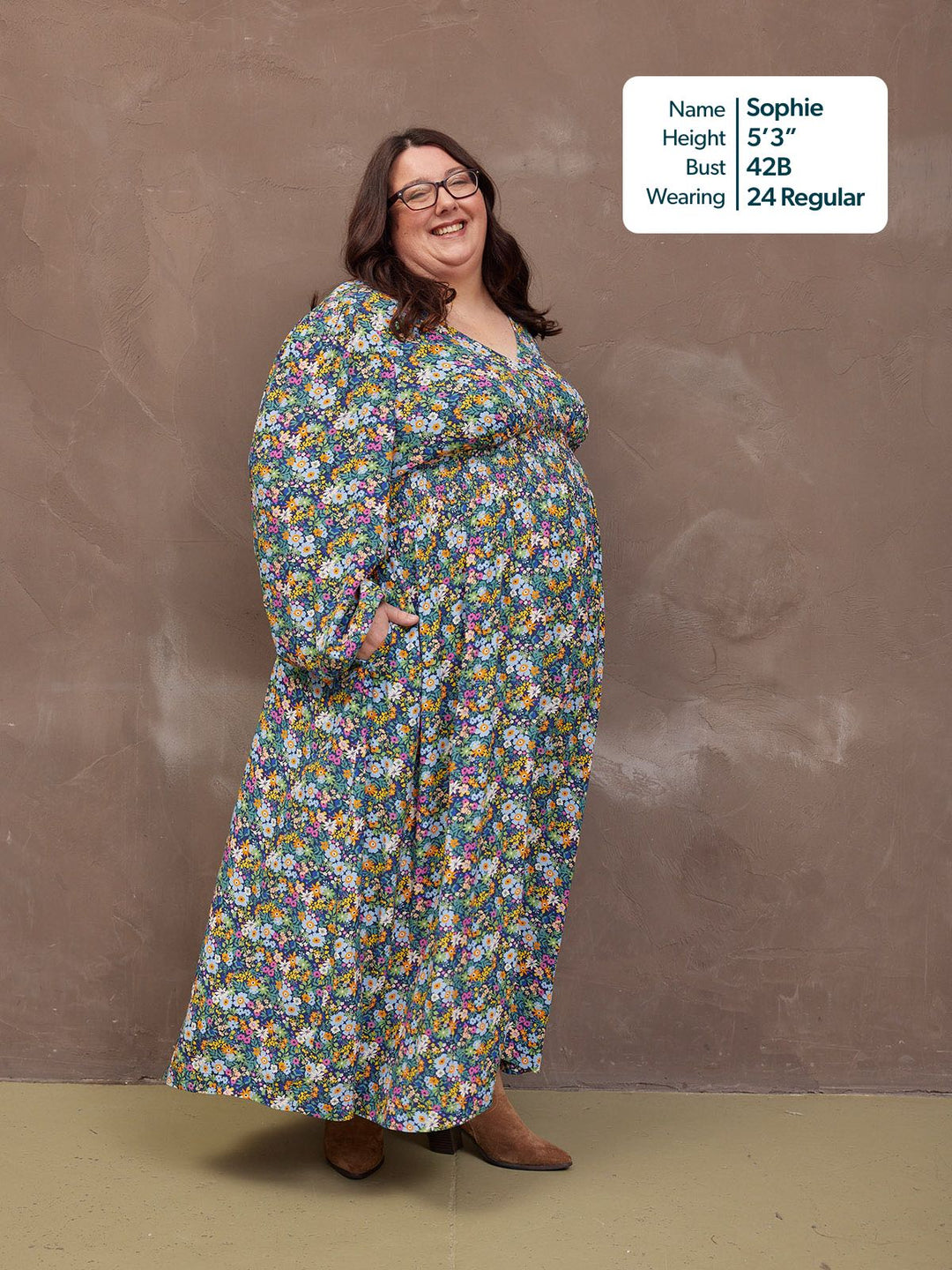 LYDIA - Floral Maxi Dress