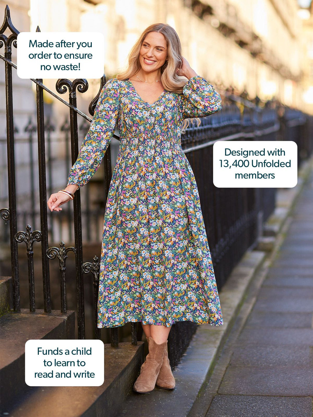 LYDIA - Floral Maxi Dress