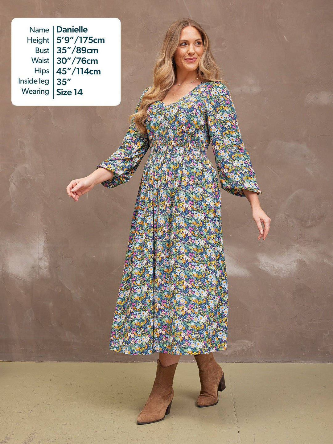 LYDIA - Floral Maxi Dress