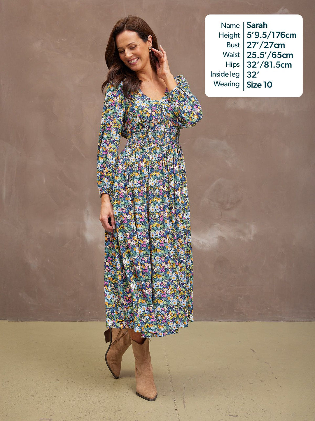 LYDIA - Floral Maxi Dress
