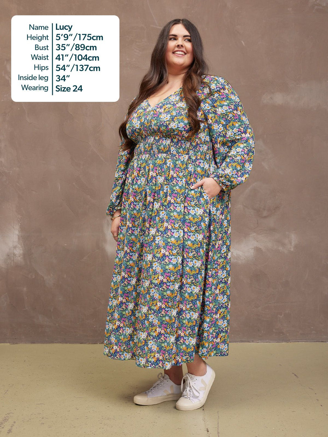 LYDIA - Floral Maxi Dress