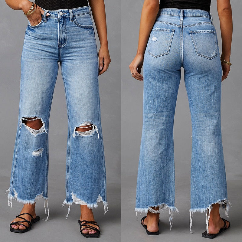 CASSANDRA DISTRESSED JEANS