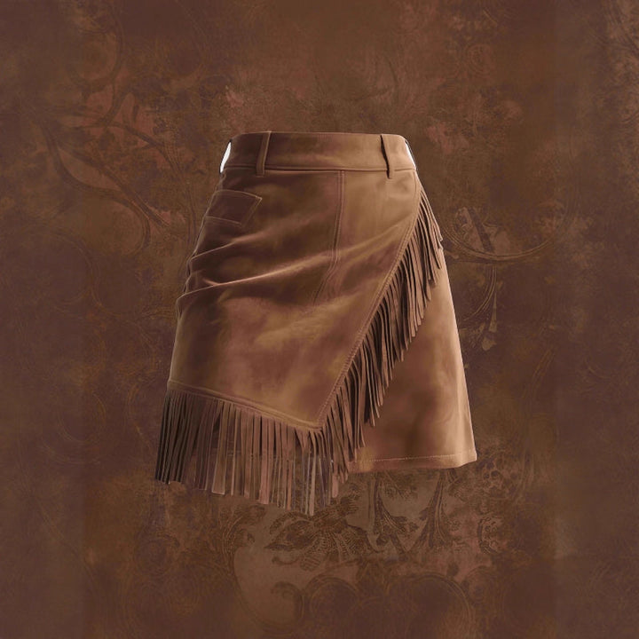 LUNARIA FRINGE SKIRT