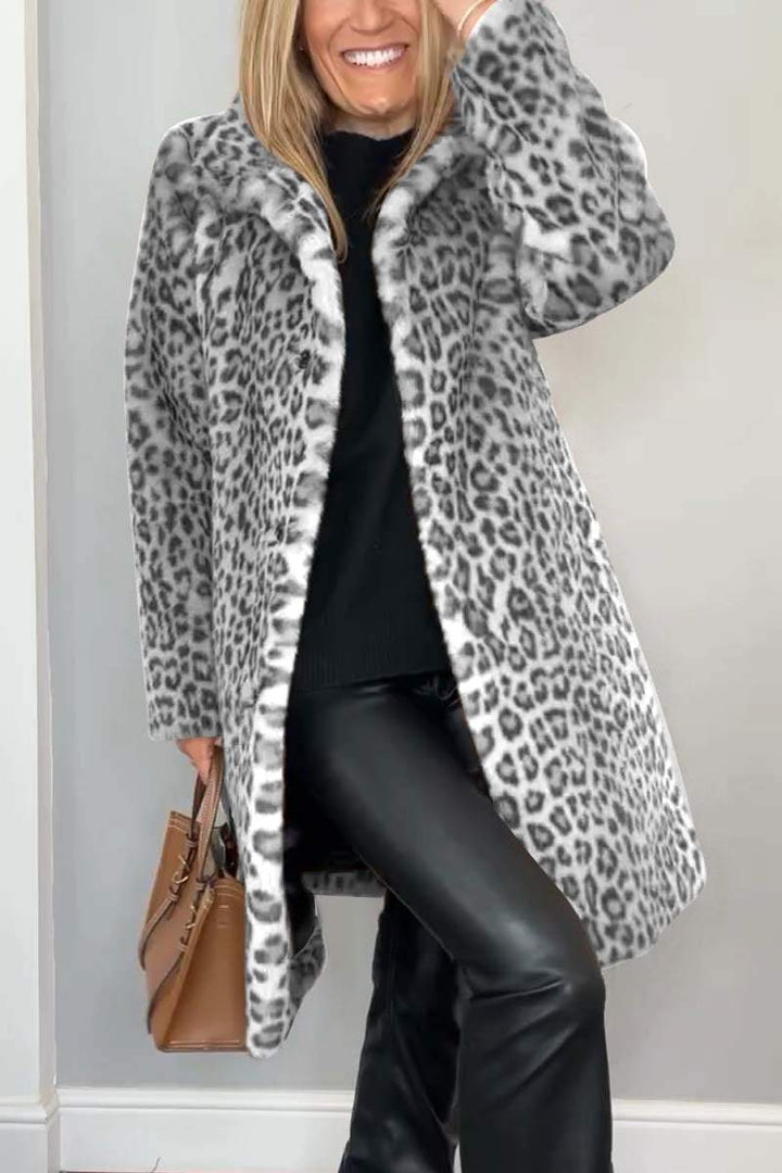 EMILY |  Leopard Print Coat