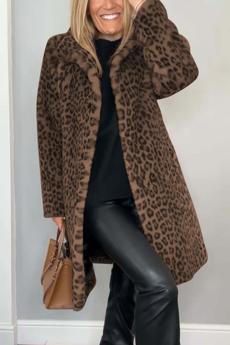 EMILY |  Leopard Print Coat
