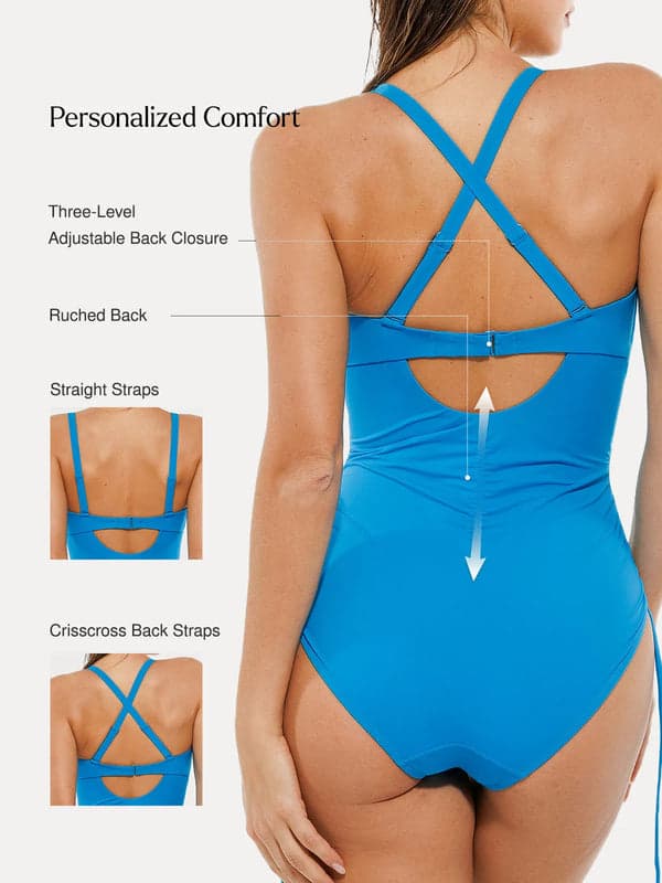 ANSA- Sculpting Mesh Stylish Swimsuit