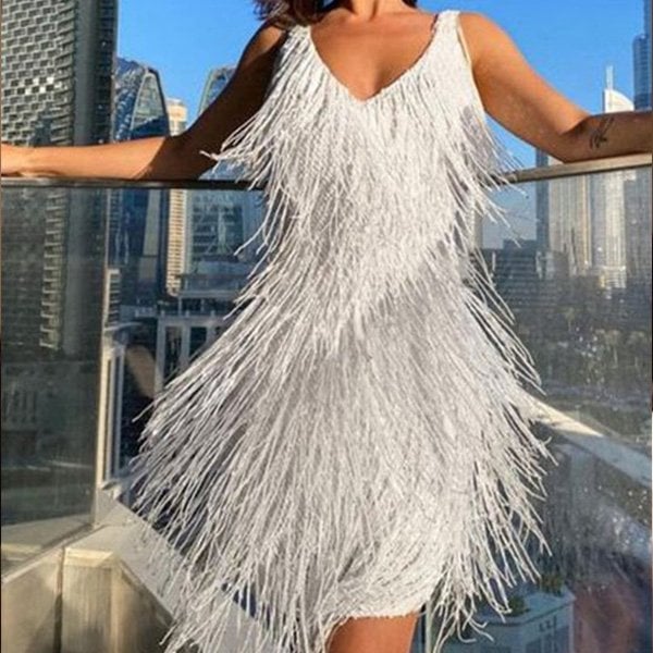 KALANA | Elegant Fringe Dress