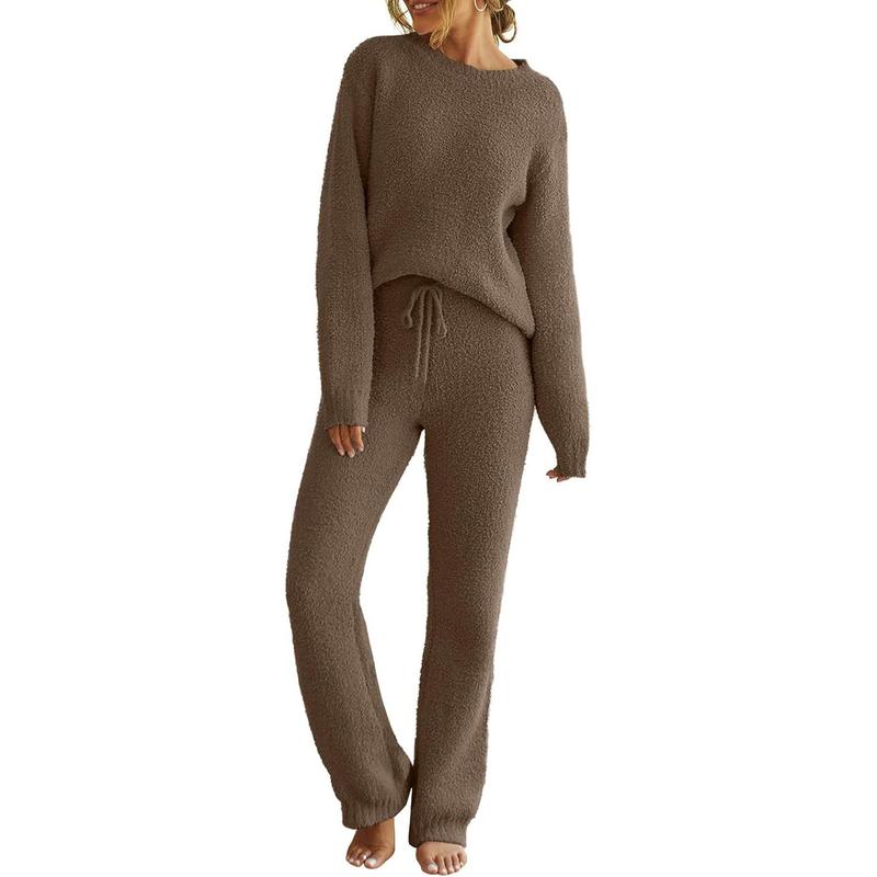 ANGEL™ - Women's Cozy Pajama Set Fuzzy Fleece 2-Piece Lounge Sweater for Winter