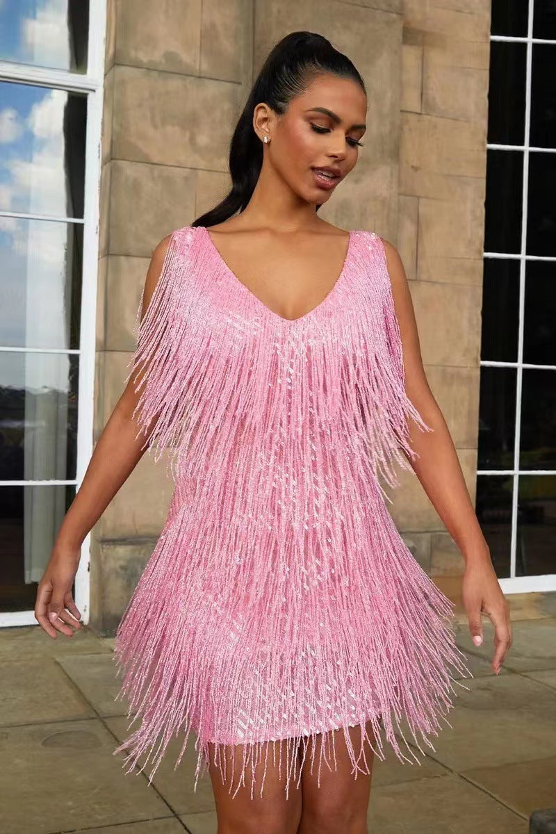 KALANA | Elegant Fringe Dress