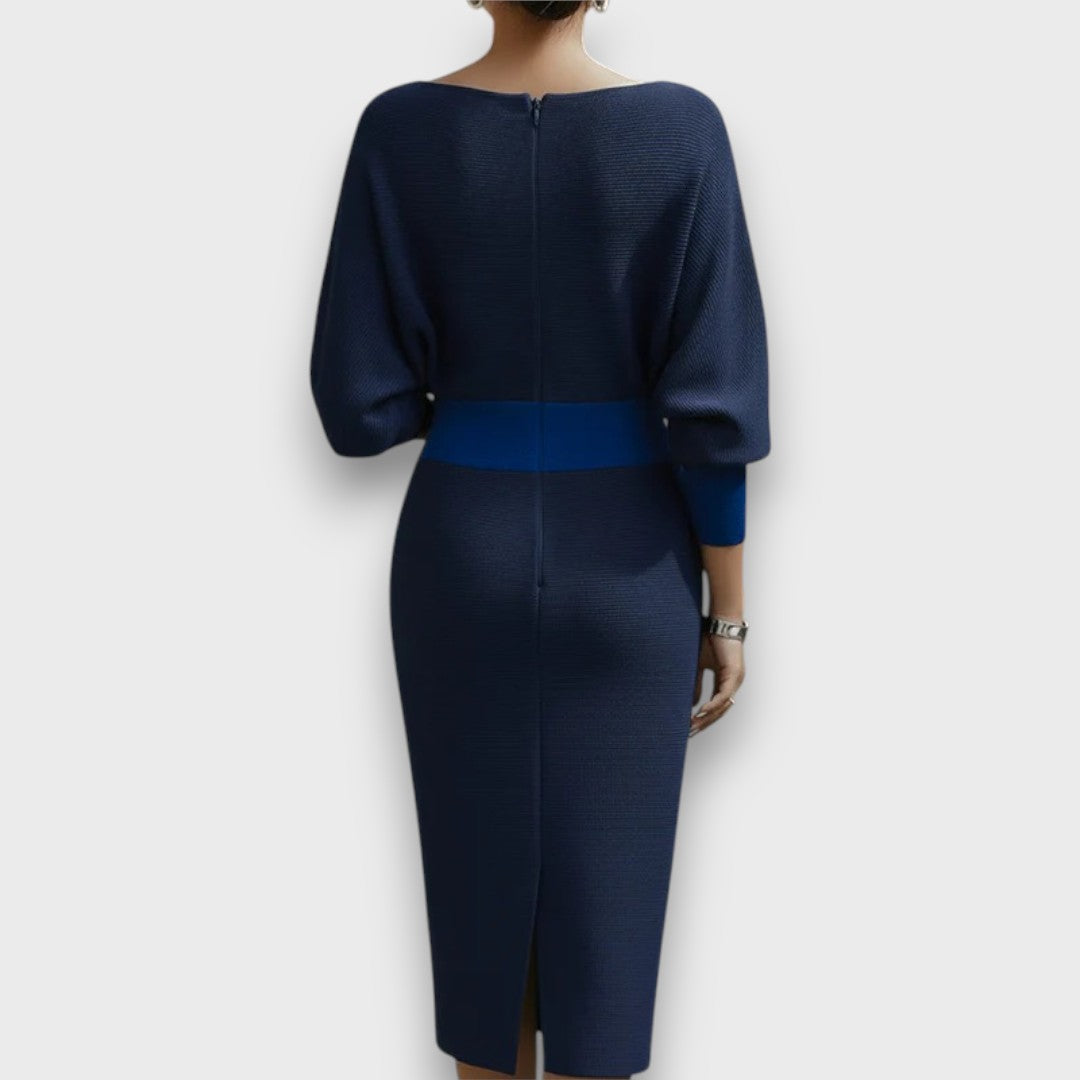 Aria | Draped Midi Dress