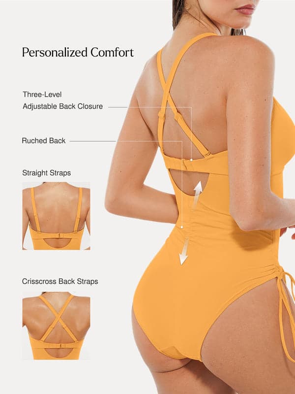 ANSA- Sculpting Mesh Stylish Swimsuit
