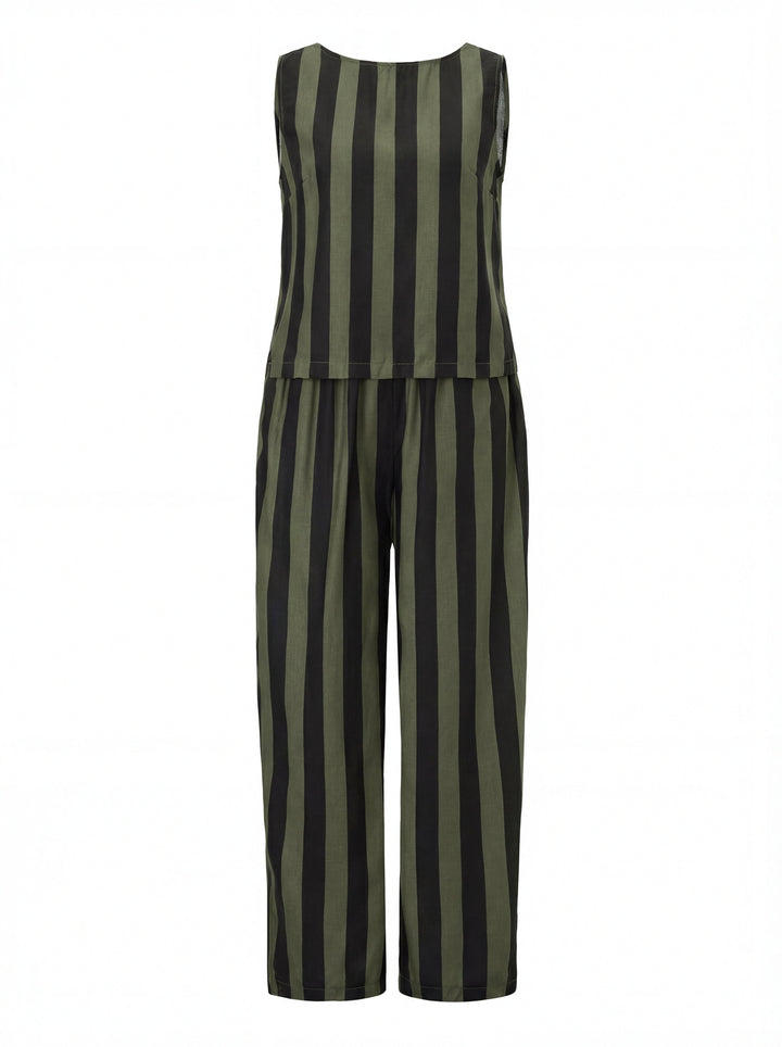 KIANA - Cozy Striped Matching Set